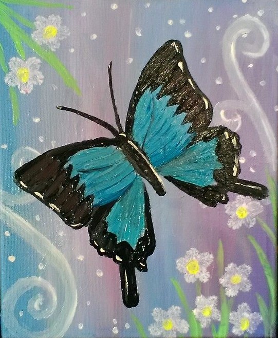 blue butterfly